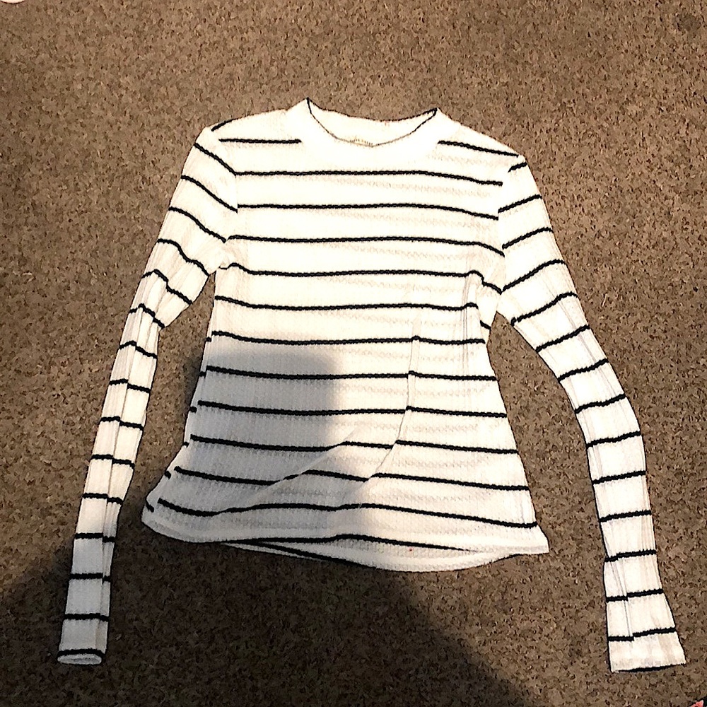 Black and white shirt
